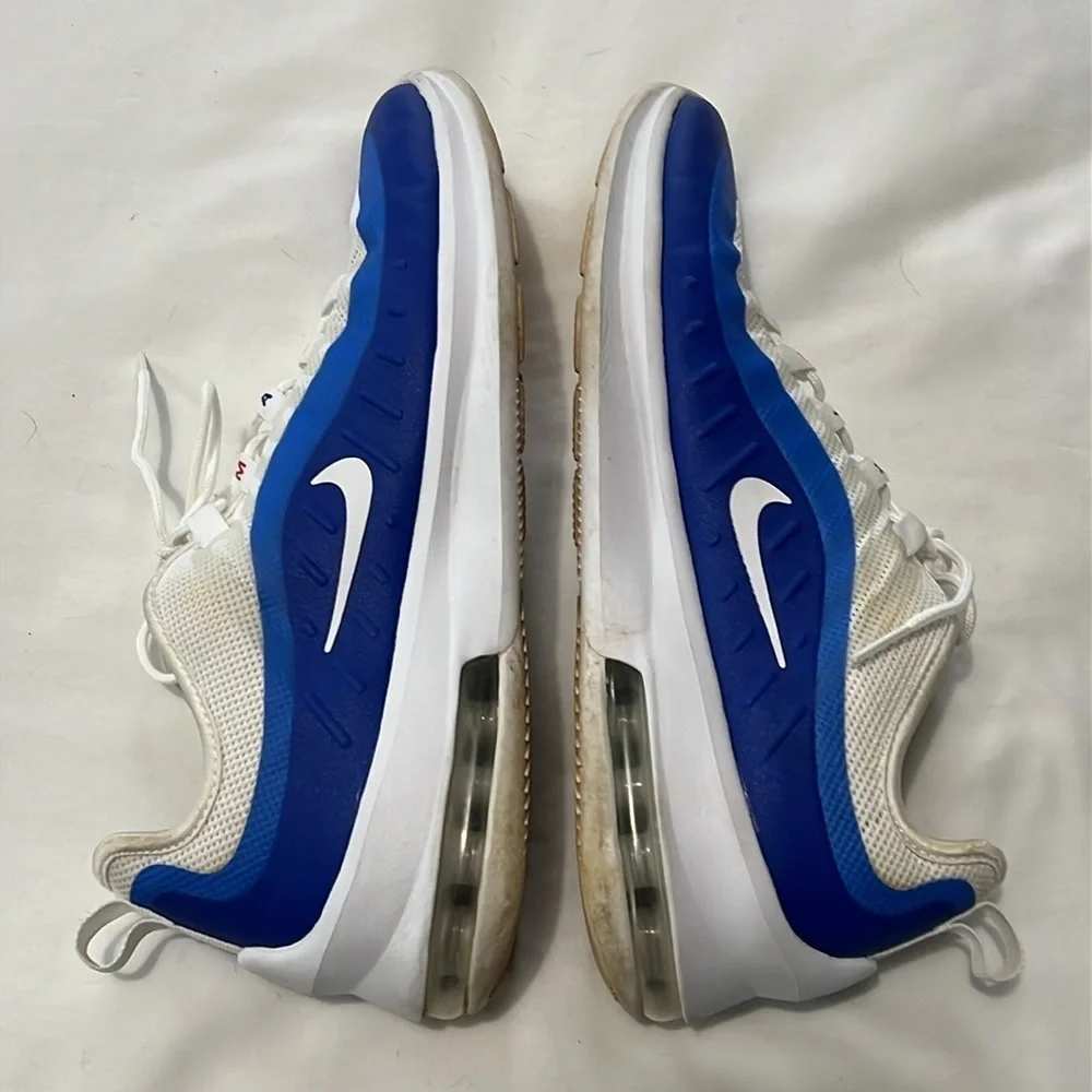 Air Max Axis White Racer Blue Sneakers